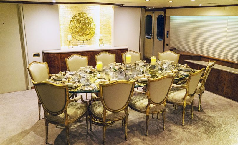 GRAND ILLUSION | 1994 145′ (44m) Classic Motor Yacht from American shipyard PALMER JOHNSON