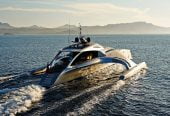 ADASTRA | 2012 42.6m (139′10″) McCONAGHY Trimaran Carbon Motor Yacht