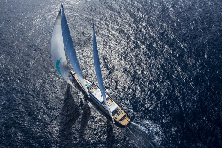 AQUIJO | 2016 282′2″ (86m) Luxury Fast Cruising Ketch Sailing Yacht from Dutch shipyards Oceanco & Vitters