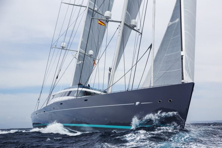 AQUIJO | 2016 282′2″ (86m) Luxury Fast Cruising Ketch Sailing Yacht from Dutch shipyards Oceanco & Vitters