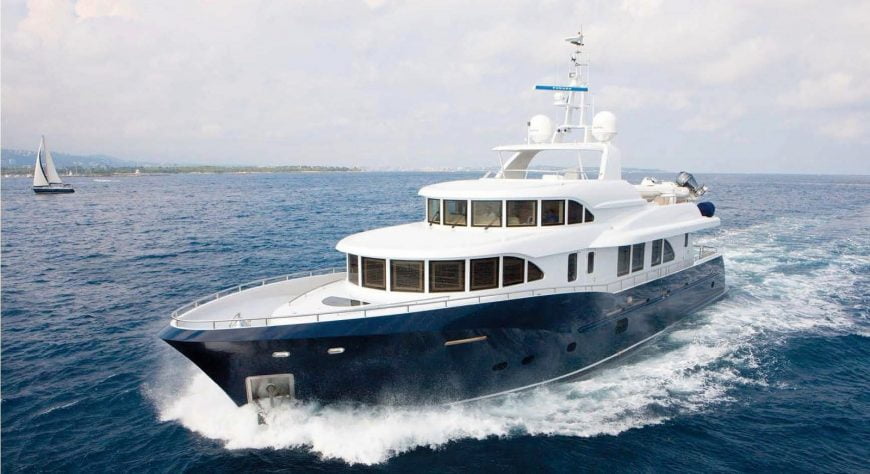 BELLE ISLE | 2010 27.2m (89′3″) Vripack design Explorer Motor Yacht from Hong Kong shipyard KINGSHIP MARINE