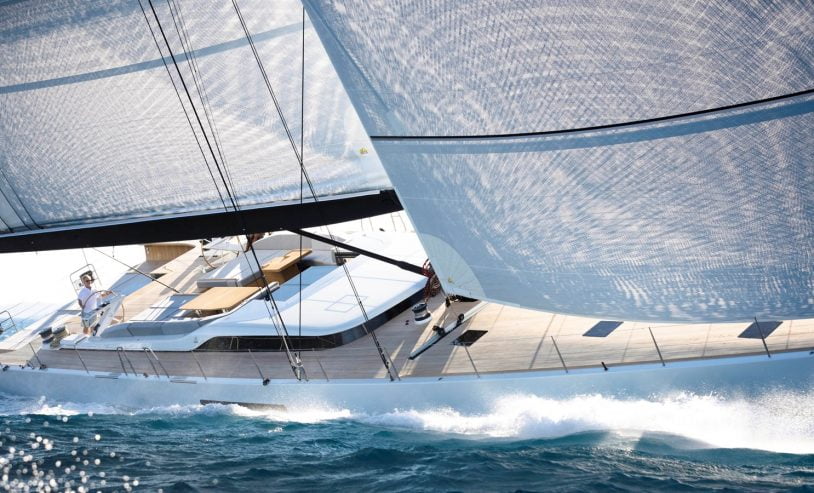 CeFeA | 2020 110′ 10″ (33.77m) Luxury Cruiser/Racer Carbon Fiber Sail Yacht from Italian shipyard SOLARIS YACHTS