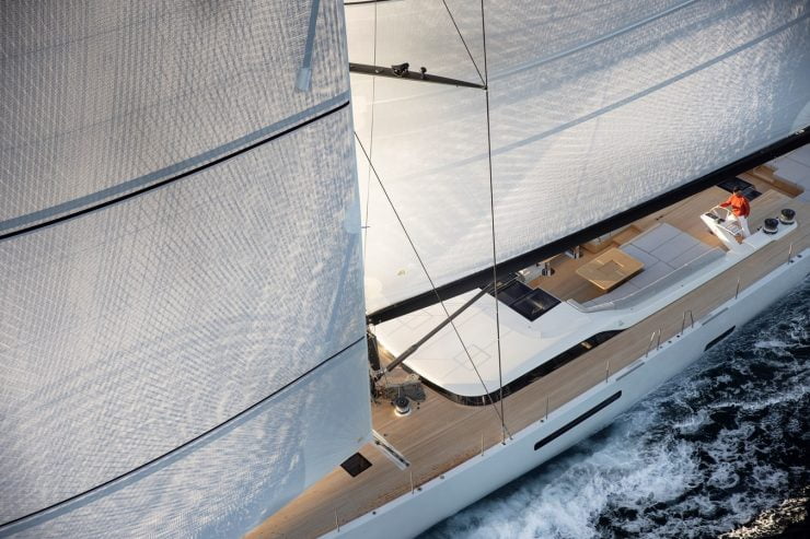 CeFeA | 2020 110′ 10″ (33.77m) Luxury Cruiser/Racer Carbon Fiber Sail Yacht from Italian shipyard SOLARIS YACHTS