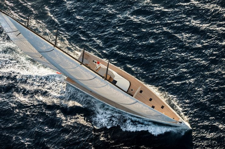 CeFeA | 2020 110′ 10″ (33.77m) Luxury Cruiser/Racer Carbon Fiber Sail Yacht from Italian shipyard SOLARIS YACHTS