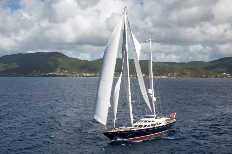 ELLEN | 2001 132′ 7″ (40.41m) Cruising Sail Yacht from Italian shipyard PERINI NAVI