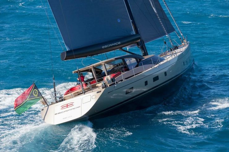 ESCAPADE | 2014 37.5m (123′1″) Dubois design Aluminium Cruiser/Racer Sail Yacht from NZ shipyard FITZROY YACHTS