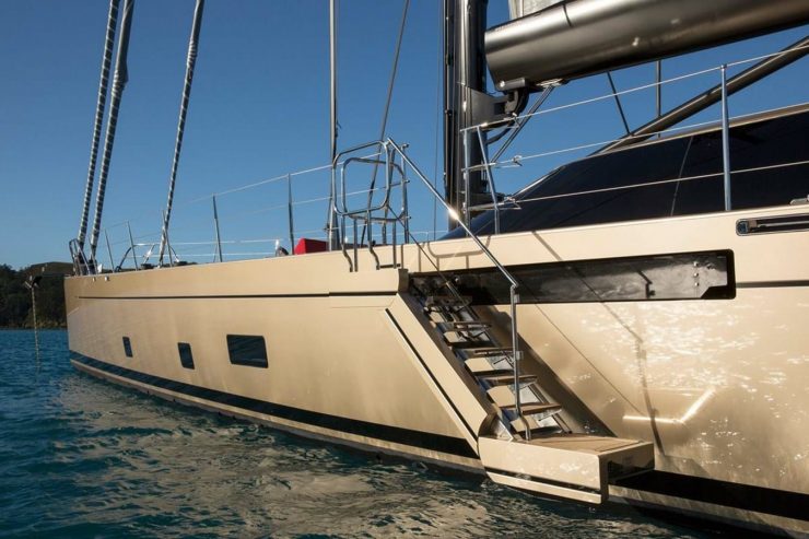 ESCAPADE | 2014 37.5m (123′1″) Dubois design Aluminium Cruiser/Racer Sail Yacht from NZ shipyard FITZROY YACHTS