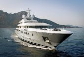 KOGO | 2006 235′3″ (72m) Luxury Explorer Steel Motor Yacht built by French shipyard Alstom Marine