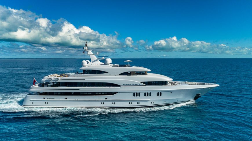 MARGUERITE | 2004 200′ 2″ (61m) Luxury Motor Yacht from the German shipyard LURSSEN