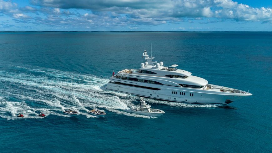 MARGUERITE | 2004 200′ 2″ (61m) Luxury Motor Yacht from the German shipyard LURSSEN