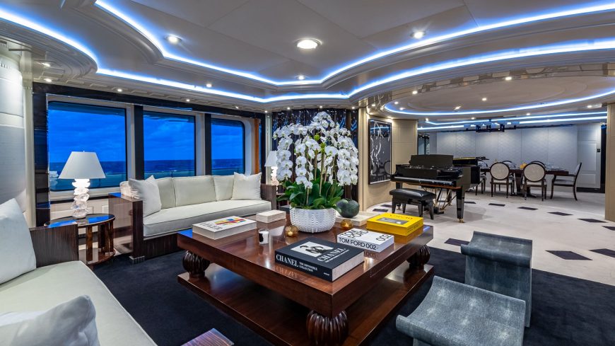 MARGUERITE | 2004 200′ 2″ (61m) Luxury Motor Yacht from the German shipyard LURSSEN