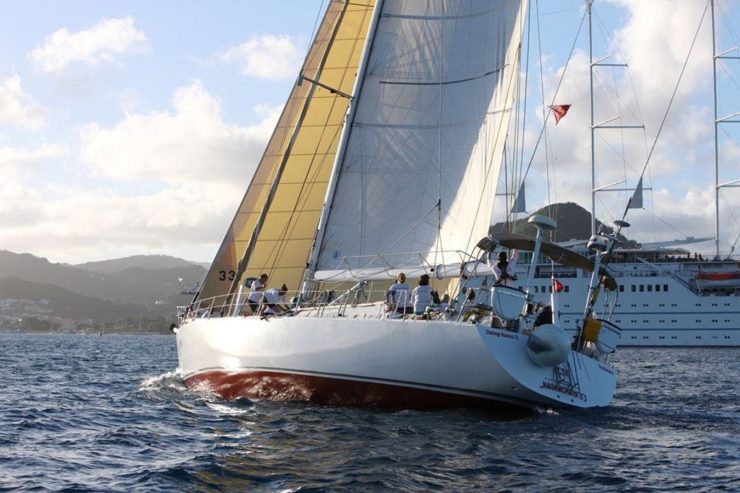 NASHACHATA II | 1995 67′ (20m) Steel Cruising Sail Yacht from British shipyard DEVONPORT YACHTS