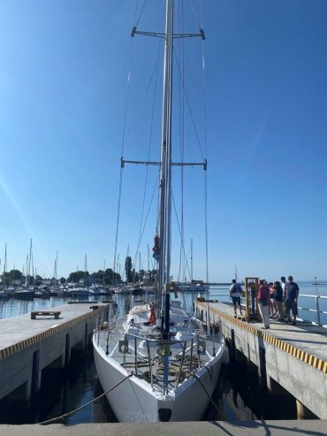 NASHACHATA II | 1995 67′ (20m) Steel Cruising Sail Yacht from British shipyard DEVONPORT YACHTS