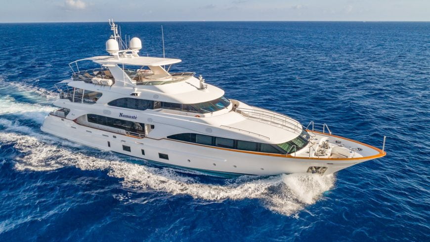 Namaste | 2013 122′ (37.19m) Motor Yacht from Italian shipyard BENETTI