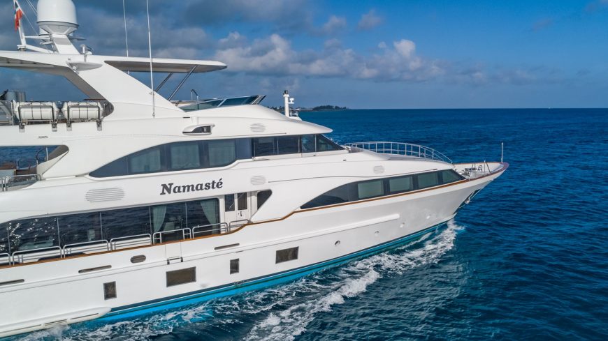 Namaste | 2013 122′ (37.19m) Motor Yacht from Italian shipyard BENETTI