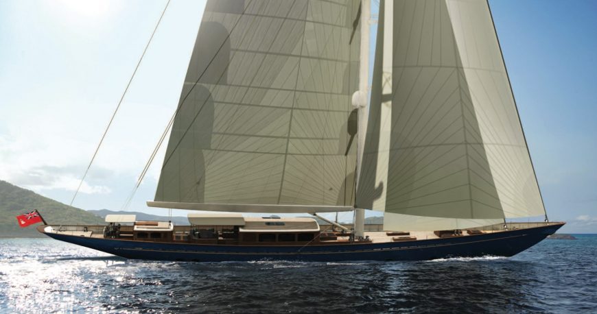 Rainbow II | 2024 168′ 5″ (51m) Sail Yacht Project under construction by Turkish shipyard TURQUOISE YACHTS