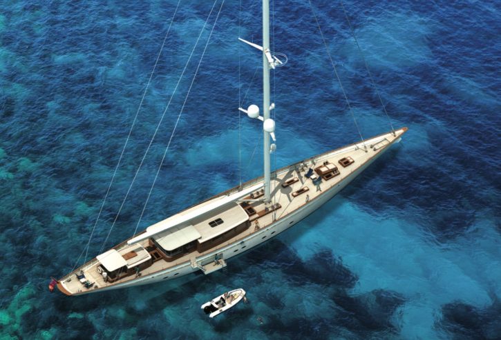 Rainbow II | 2024 168′ 5″ (51m) Sail Yacht Project under construction by Turkish shipyard TURQUOISE YACHTS