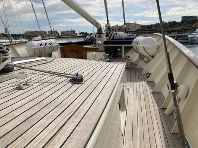 TIGERLILY OF CORNWALL | 1989 108′ 3″ (32.99m) Classic Steel Schooner Sail Yacht by Laurent Giles Naval Architects