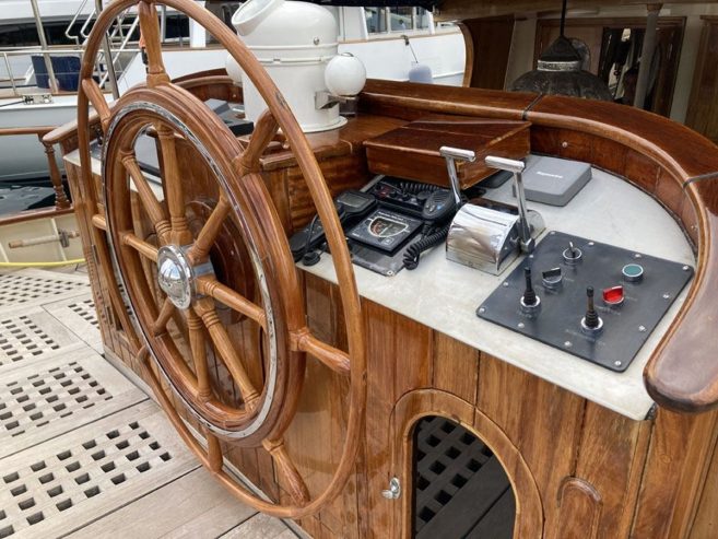 TIGERLILY OF CORNWALL | 1989 108′ 3″ (32.99m) Classic Steel Schooner Sail Yacht by Laurent Giles Naval Architects