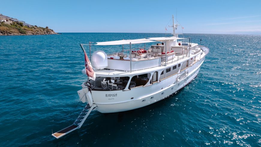 Alhambra | 1970 35.4m (116′2″) Steel Classic Motor Yacht from Dutch shipyard FEADSHIP