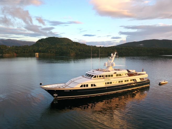 Explora | 1985 44.63m (153′) Steel Classic Luxury Motor Yacht from Dutch shipyard FEADSHIP