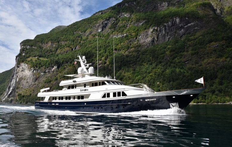 Explora | 1985 44.63m (153′) Steel Classic Luxury Motor Yacht from Dutch shipyard FEADSHIP