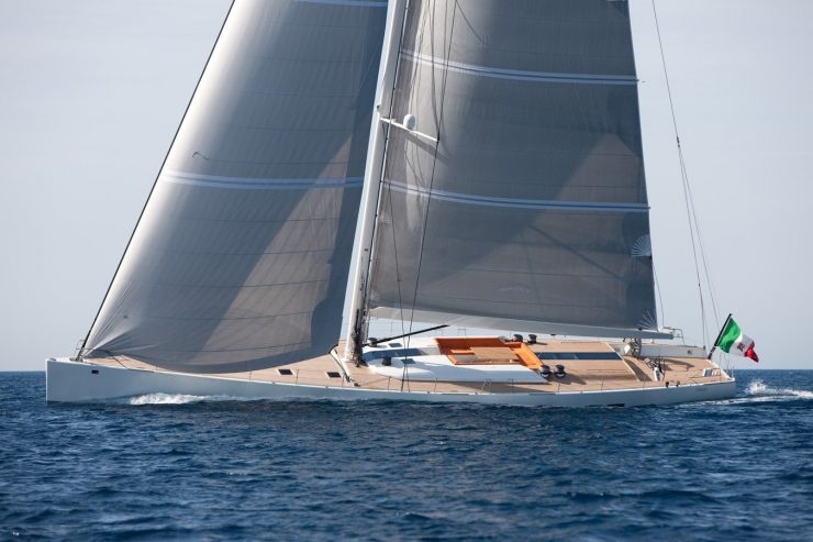 INDIO | 2009 100′ 1″ (30.5m) Frers design Performance Sloop Sail Yacht from Italian shipyard WALLY