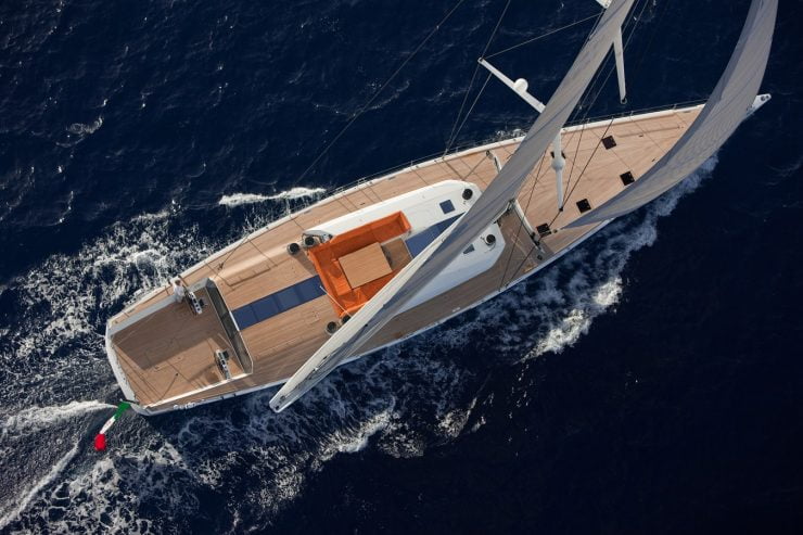 INDIO | 2009 100′ 1″ (30.5m) Frers design Performance Sloop Sail Yacht from Italian shipyard WALLY