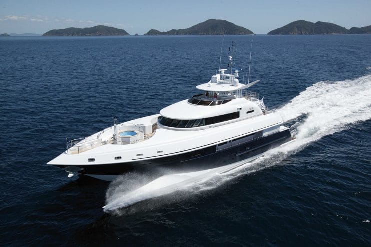 MY SPIRIT | 2005 115′ (35m) 2005 Power Catamaran built by New Zealand Yachts