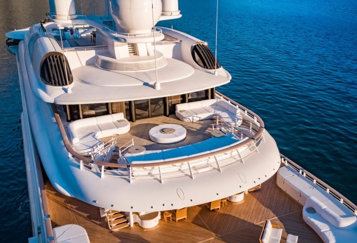 PELORUS | 2003 115m (377′4″) Luxury Quad-Deck Motor Yacht built by German shipyard Lürssen