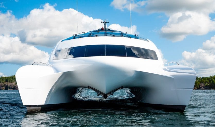 ROYAL FALCON ONE | 135′ (41m) All-Aluminium Catamaran built by shipyard Royal Falcon Fleet