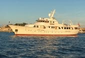 SEAGULL OF CAYMAN | 1980 131′ 3″ (40m) Steel Classic Luxury Motor Yacht from Dutch shipyard FEADSHIP