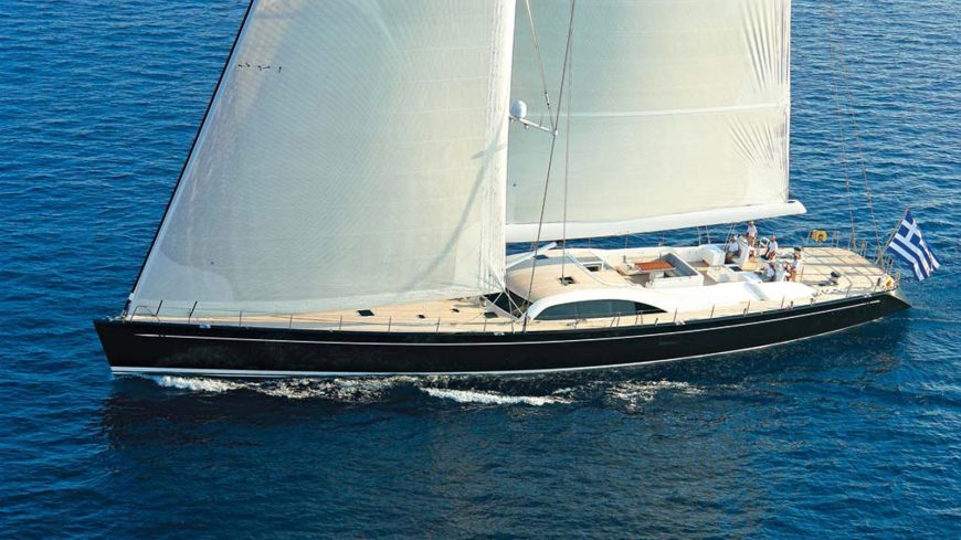 ARISTARCHOS | 2006 131′ 3″ (40m) Cruising Sail Yacht from Finnish shipyard NAUTOR SWAN