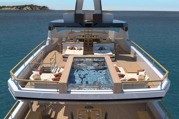 BOW SPRIT | 2024 177′ 8″ (54m) Luxury Explorer Motor Yacht built by Vittoria Yachts