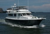 Boogie Babe III | 1999 74′ 4″ (22.66m) Classic Flybridge Sport Motor Yacht from American shipyard HATTERAS