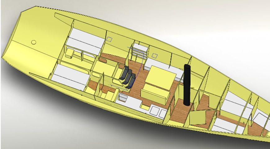 CHESSEA | 1997 64′ (19.5m) High Performance Carbon Racing Sail Yacht from American shipyard GOETZ CUSTOM BOATS