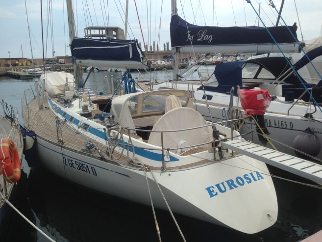 Eurosia | 1986 47′ 2″ (14.36m) Swan 46 Classic Cruiser Racing Sail Yacht from Danish shipyard NAUTOR SWAN