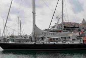 FIFTY FIFTY | 1991 76′ (23.16m) German Frers design Performance Aluminium Cruising Sail Yacht from French shipyard CNB