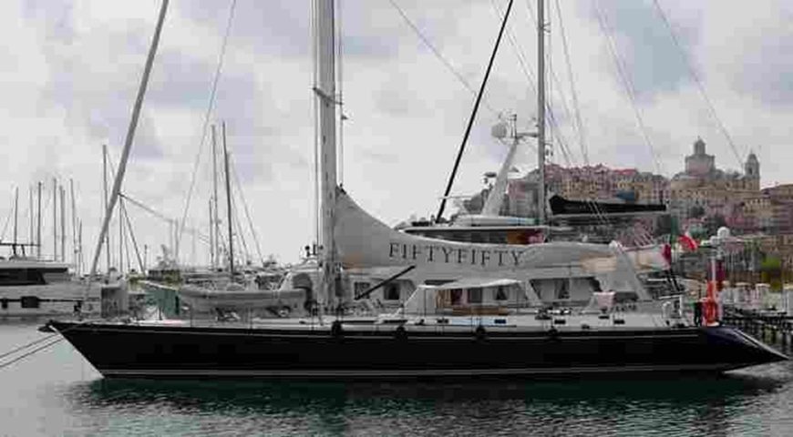 FIFTY FIFTY | 1991 76′ (23.16m) German Frers design Performance Aluminium Cruising Sail Yacht from French shipyard CNB