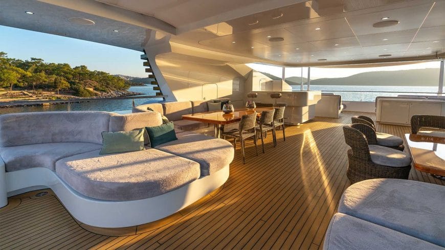 ILERIA | 2013 165′ 6″ / 50.42m Luxury Steel Motor Yacht from Turkish shipyard TURQUOISE YACHTS