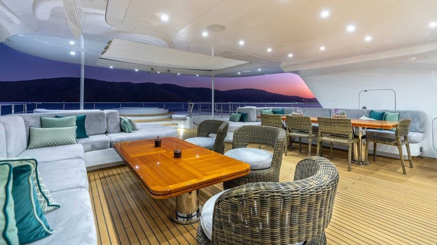 ILERIA | 2013 165′ 6″ / 50.42m Luxury Steel Motor Yacht from Turkish shipyard TURQUOISE YACHTS