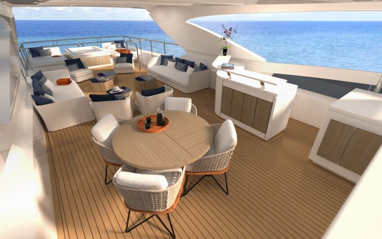 MILLESIME | 2020 37m (121′ 5″) Fast Flybridge Luxury Motor Yacht from French shipyard Couach Yachts