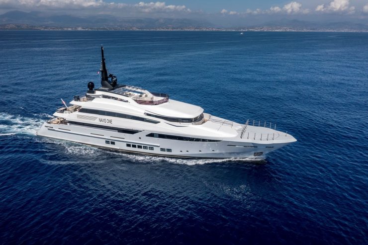 NAVIS ONE | 2018 46.5m (152′ 7″) Luxury Steel Motor Yacht from SORAYA YACHTS