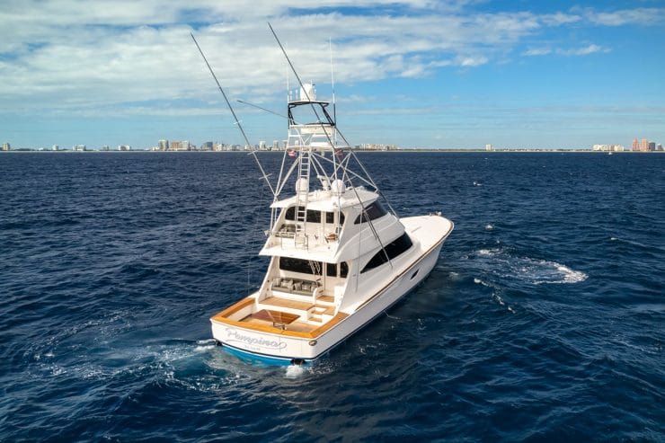 POMPINA | 2019 80′ 6″ (24.54m) Flybridge Sportfisher Fast Motor Yacht from American shipyard VIKING