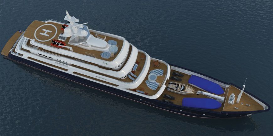 Simon Fraser | 2023 262′ 6″ (80m) Luxury Explorer Steel Motor Yacht from iconic Italian shipyard BENETTI