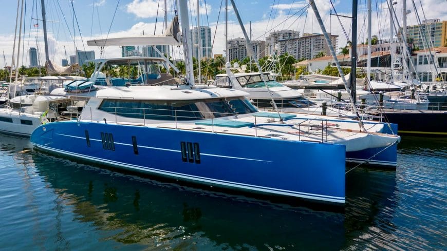 WILDBERRY | 2015 22.4m (73′ 5″) Sunreef 74 Custom Sailing Catamaran