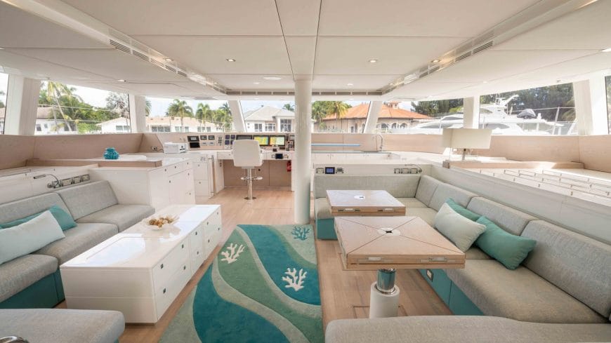 WILDBERRY | 2015 22.4m (73′ 5″) Sunreef 74 Custom Sailing Catamaran