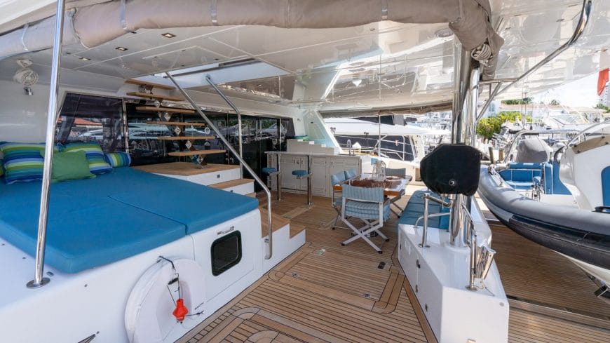 WILDBERRY | 2015 22.4m (73′ 5″) Sunreef 74 Custom Sailing Catamaran