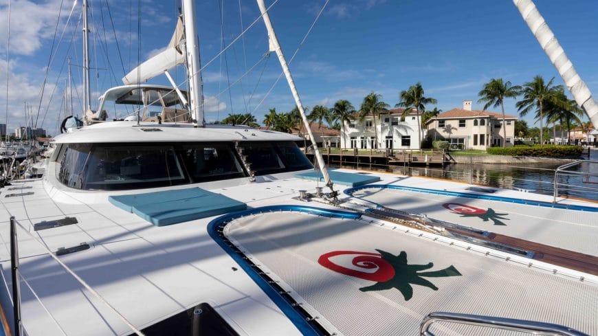 WILDBERRY | 2015 22.4m (73′ 5″) Sunreef 74 Custom Sailing Catamaran