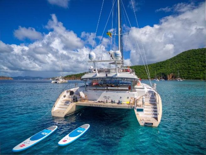 XENIA | 2010 2010 74′ (22.56m) Luxury Catamaran from French shipyard PRIVILEGE